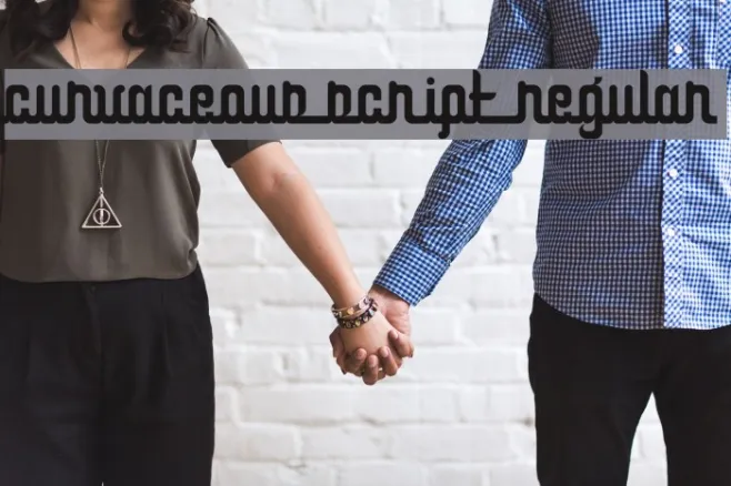 Curvaceous Script Regular Example 1