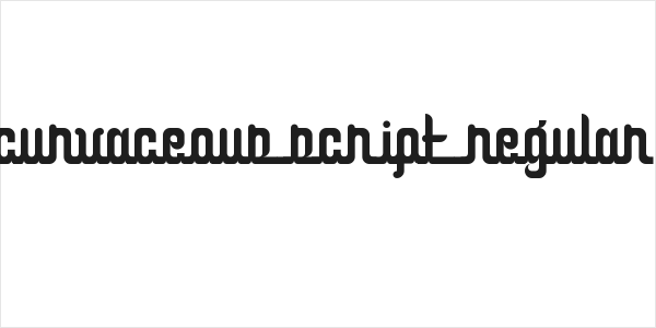 Curvaceous Script Regular Logo