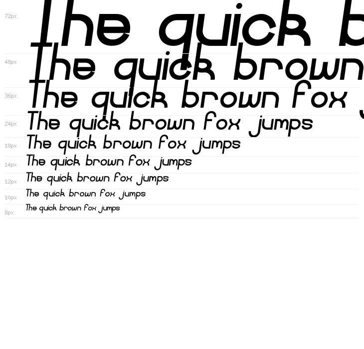 Curvada Bold Italic Waterfall