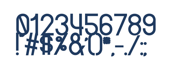 Curvada Bold Other Characters