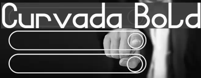 Curvada Bold Font examples