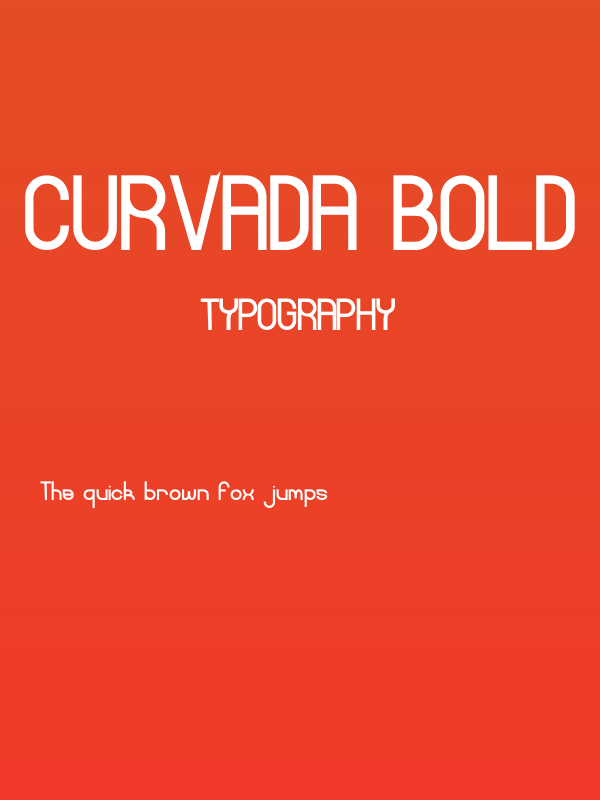 Curvada Bold Poster