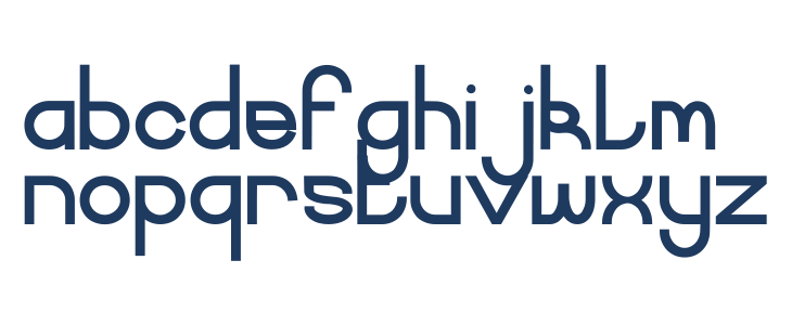 Curvada Bold Lowercase