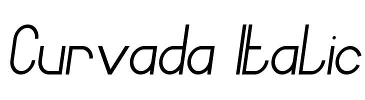 Curvada Italic  Descarca Fonturi Gratis