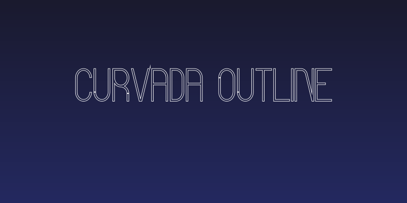 Curvada Outline Social Header