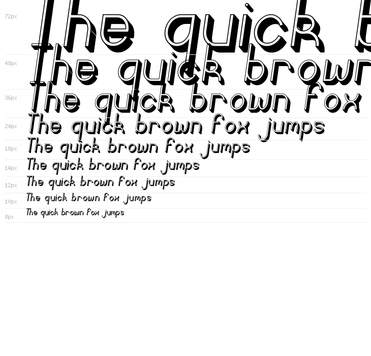 Curvada Shadow Italic Waterfall