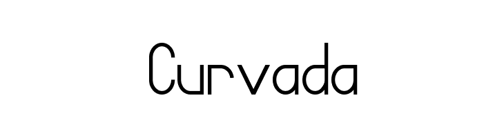Curvada  フリーフォントのダウンロード