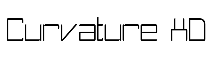 Curvature XD  Fuentes Gratis Descargar