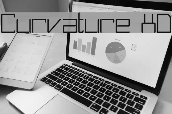Curvature XD Font examples