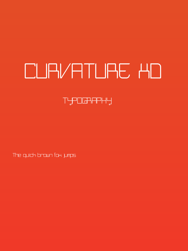 Curvature XD Poster