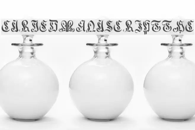 Curved-Manuscript--17th-c- Font examples