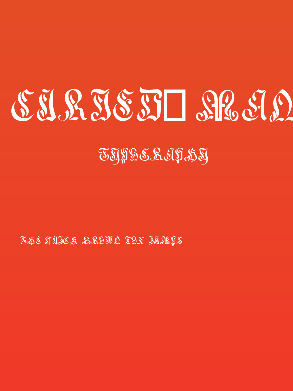 Curved-Manuscript--17th-c- Poster