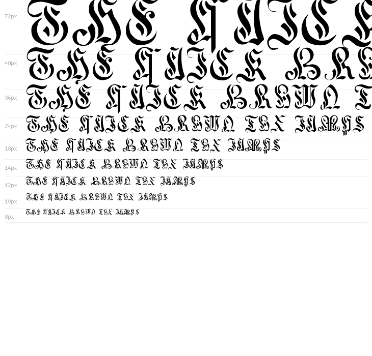 Curved-Manuscript--17th-c- Waterfall