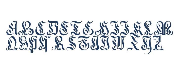 Curved-Manuscript--17th-c- Lowercase