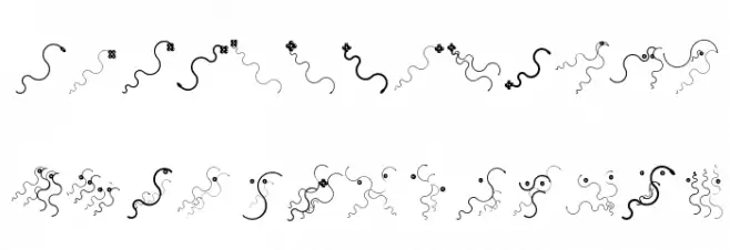 CurvedBeings Caratteri MINUSCOLO