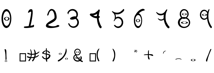 Curves Font OTHER CHARS