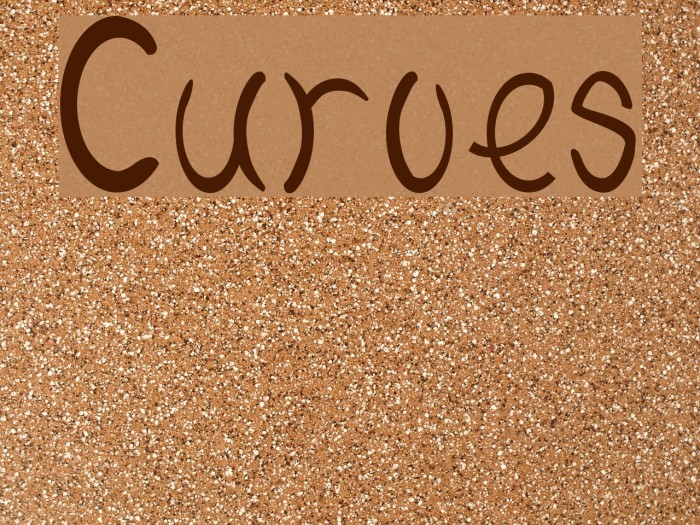 Curves Font examples