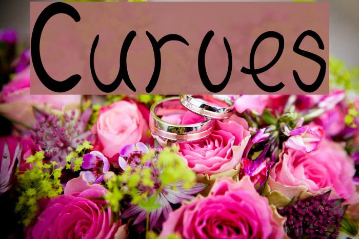 Curves Font examples