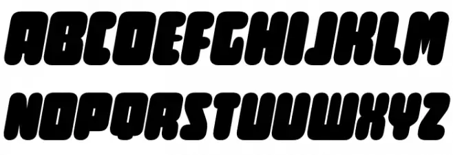 Curvi Technocrat PERSONAL Bold Fonte MAIÚSCULAS