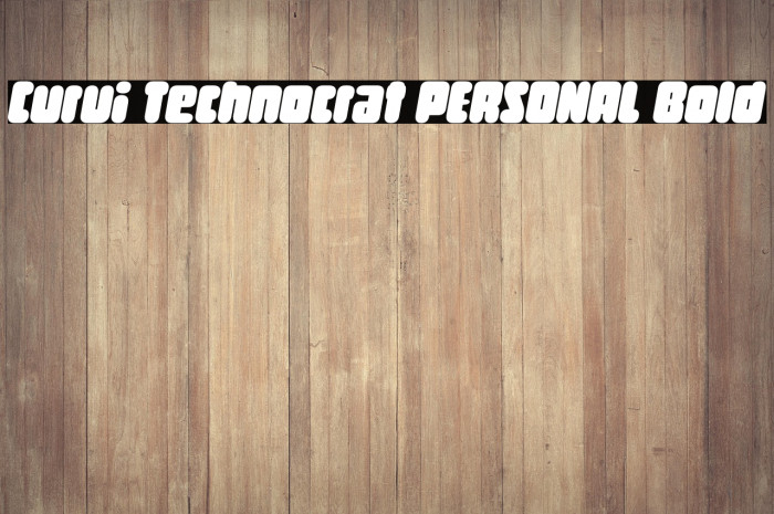 Curvi Technocrat PERSONAL Bold Example 1