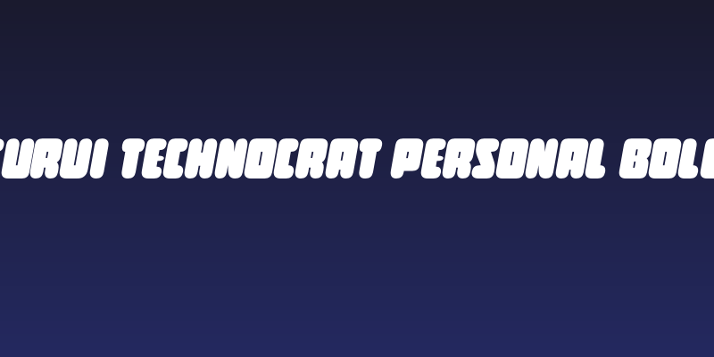 Curvi Technocrat PERSONAL Bold Social Header