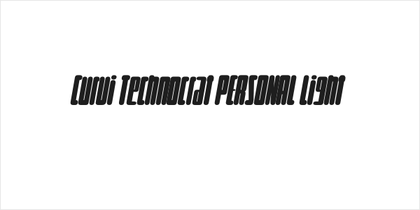 Curvi Technocrat PERSONAL Light Logo