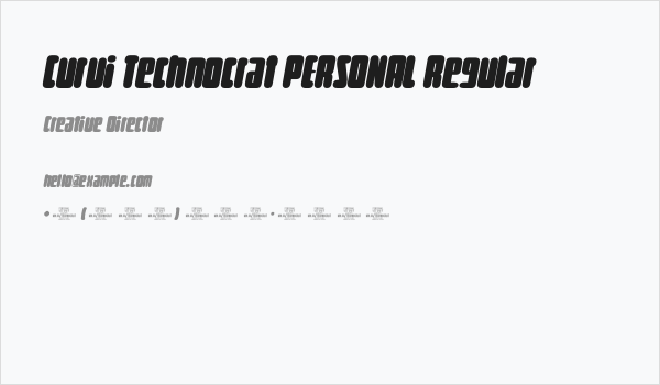 Curvi Technocrat PERSONAL Regular Business Card