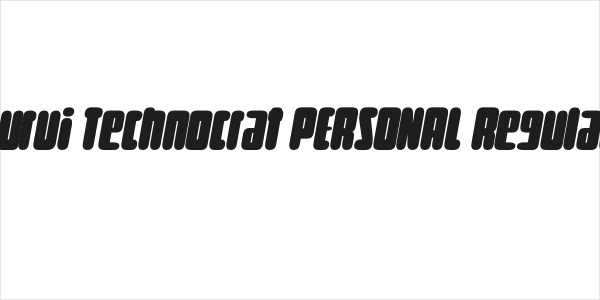 Curvi Technocrat PERSONAL Regular Logo