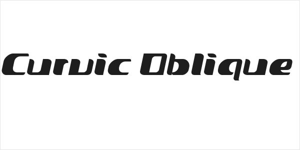Curvic Oblique Logo