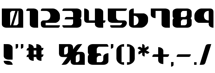 Curvic Font OTHER CHARS