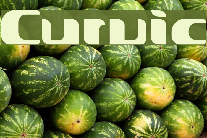 Curvic Font examples