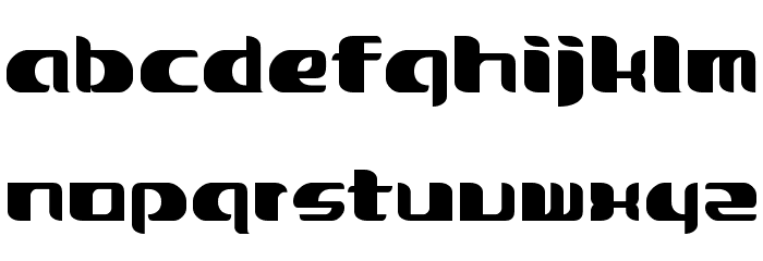 Curvic Font LOWERCASE