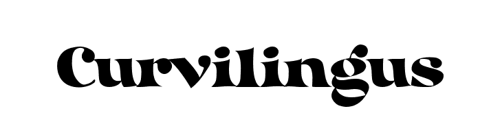 Curvilingus  font caratteri gratis