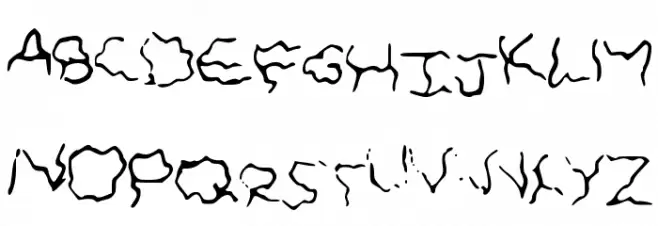 Curviness 字体 大写