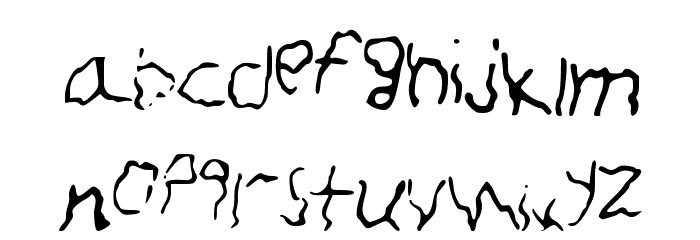 Curviness Font LOWERCASE