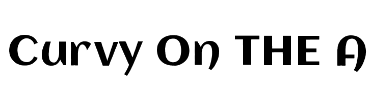Curvy On THE A  Frei Schriftart Herunterladen