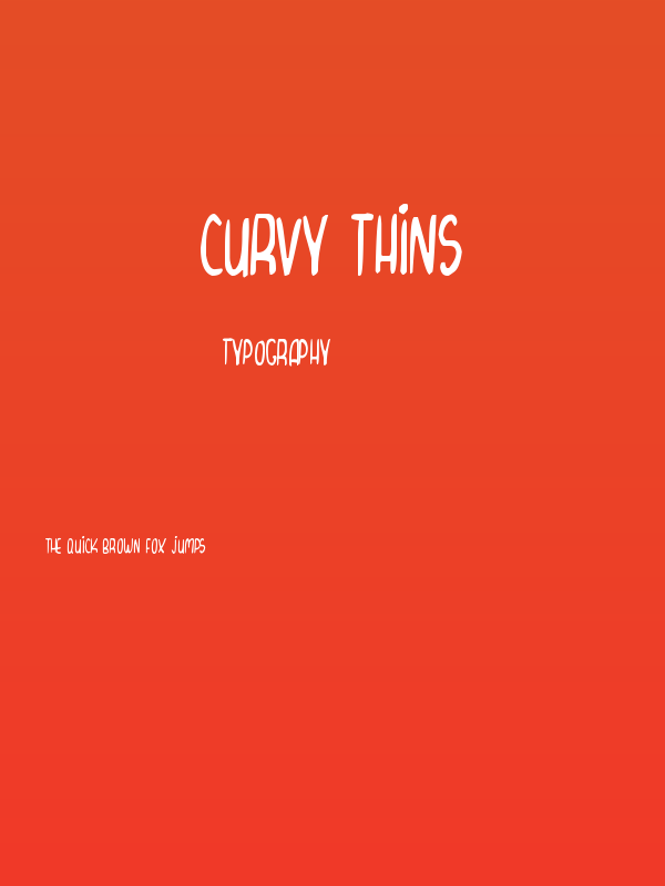 Curvy Thins Poster