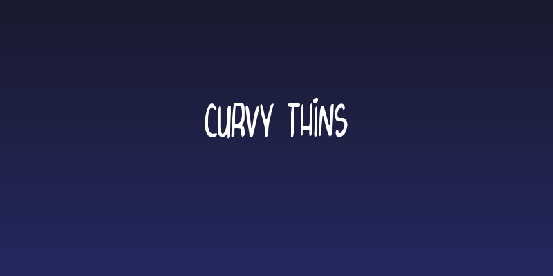 Curvy Thins Social Header