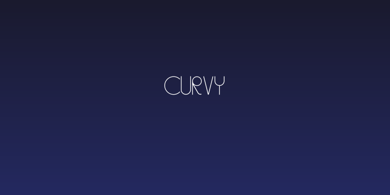 Curvy Social Header
