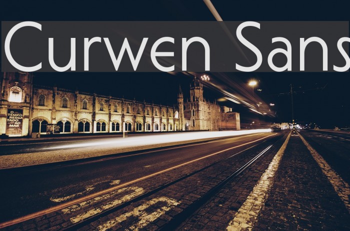 Curwen Sans Font examples