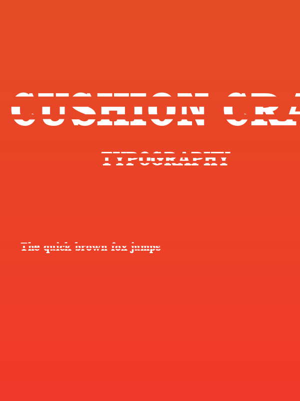 Cushion Crack Poster