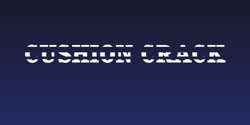 Cushion Crack Social Header