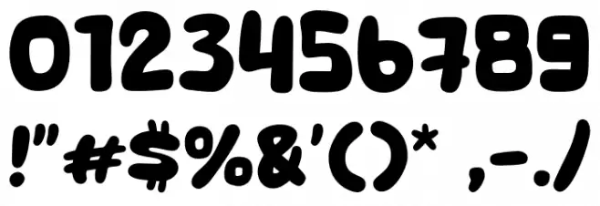 Cushy Font OTHER CHARS