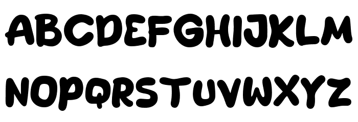 Cushy Font LOWERCASE