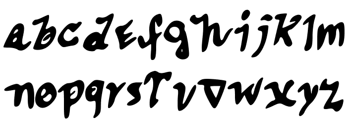 CuspeP Font LOWERCASE