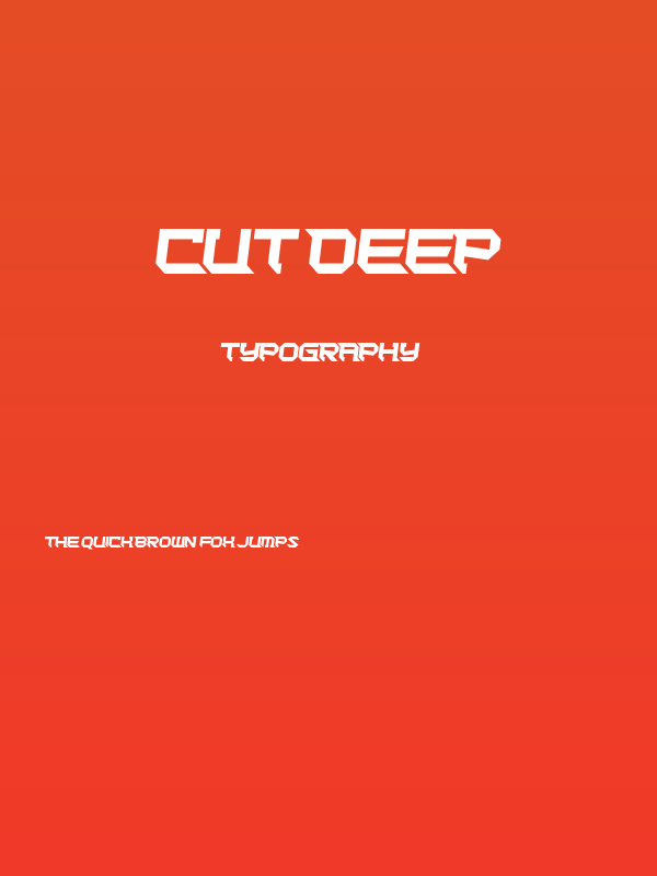 Cut Deep Poster
