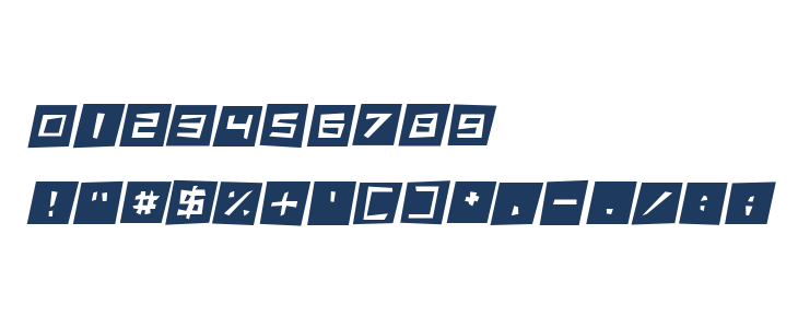 Cut It Out Italic Other Characters