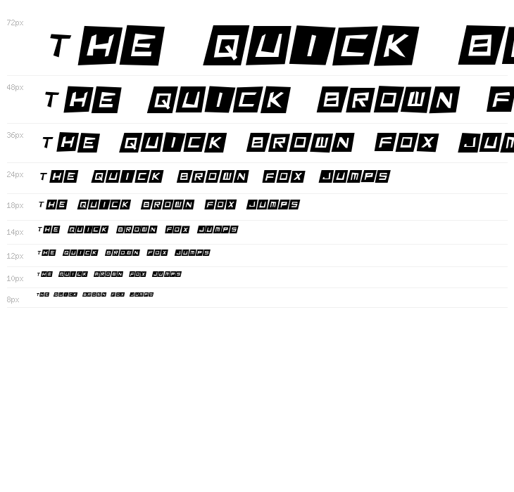 Cut It Out Italic Waterfall