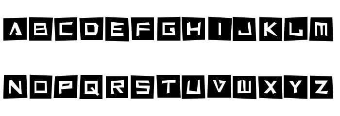 Cut It Out Font LOWERCASE