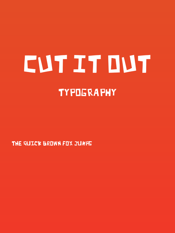 Cut It Out Poster